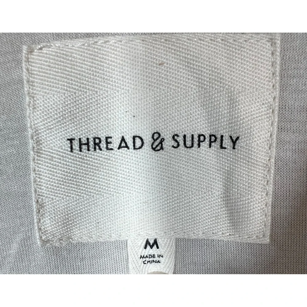 Thread & Supply Traverse City Jacket Women's Medium Ivory Classic Preppy Money - Picture 4 of 12